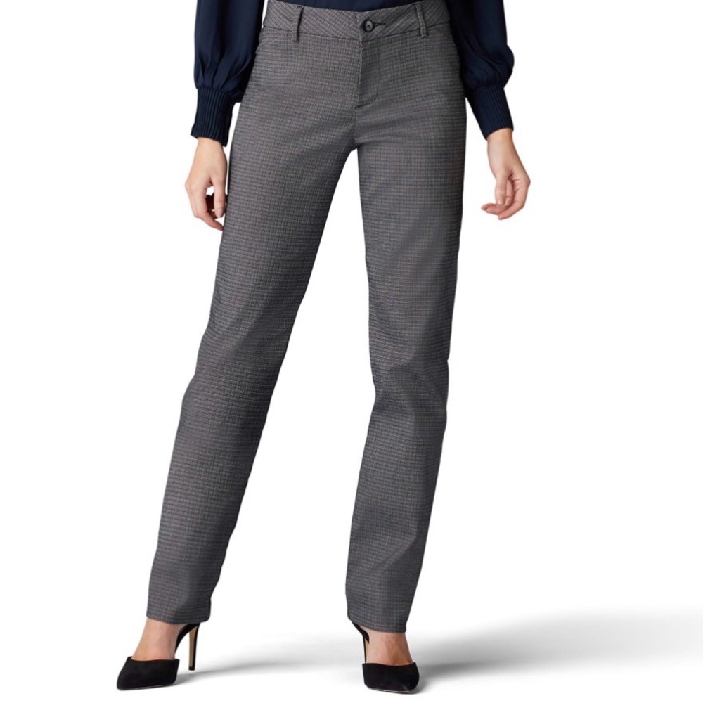 Stylish Gray Houndstooth Pants